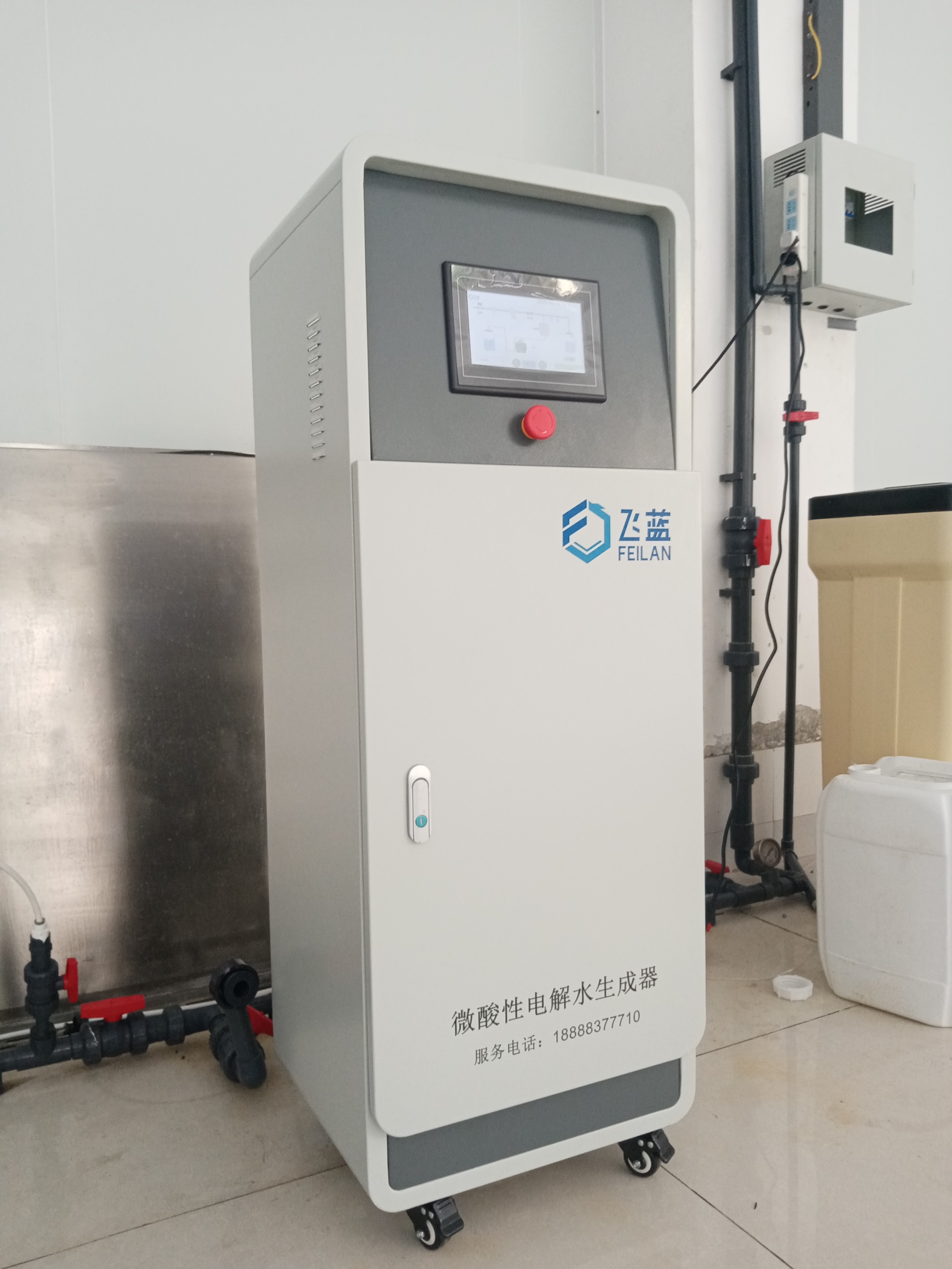口腔科牙椅管路消毒专用100L次氯酸发生器发货