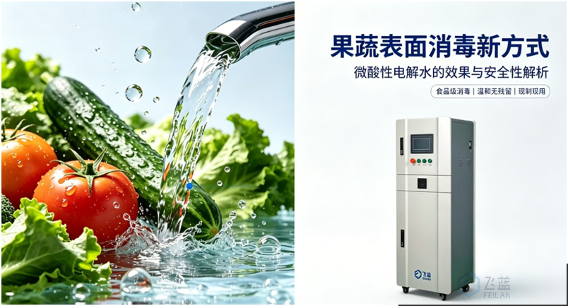 微酸性电解水（次氯酸水）对黄瓜清洗消毒的应用