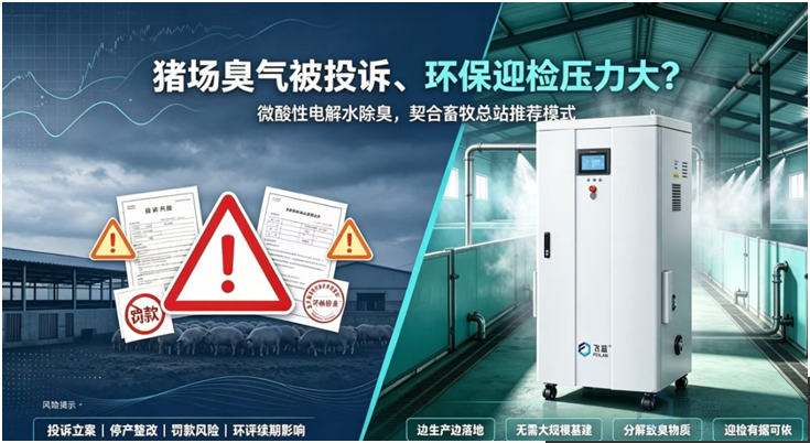 告别猪场臭气困扰与环保迎检压力：微酸性电解水除臭方案落地指南